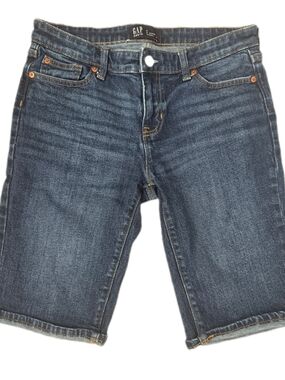 GAP Bermuda 9" Denim Dark Blue Jean Shorts